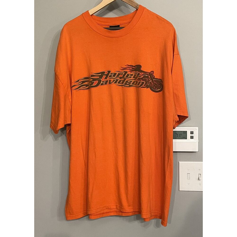 Harley Davidson Shirt AD Farrow Columbus Oh Anniversary Tee USA Made Mens XXL